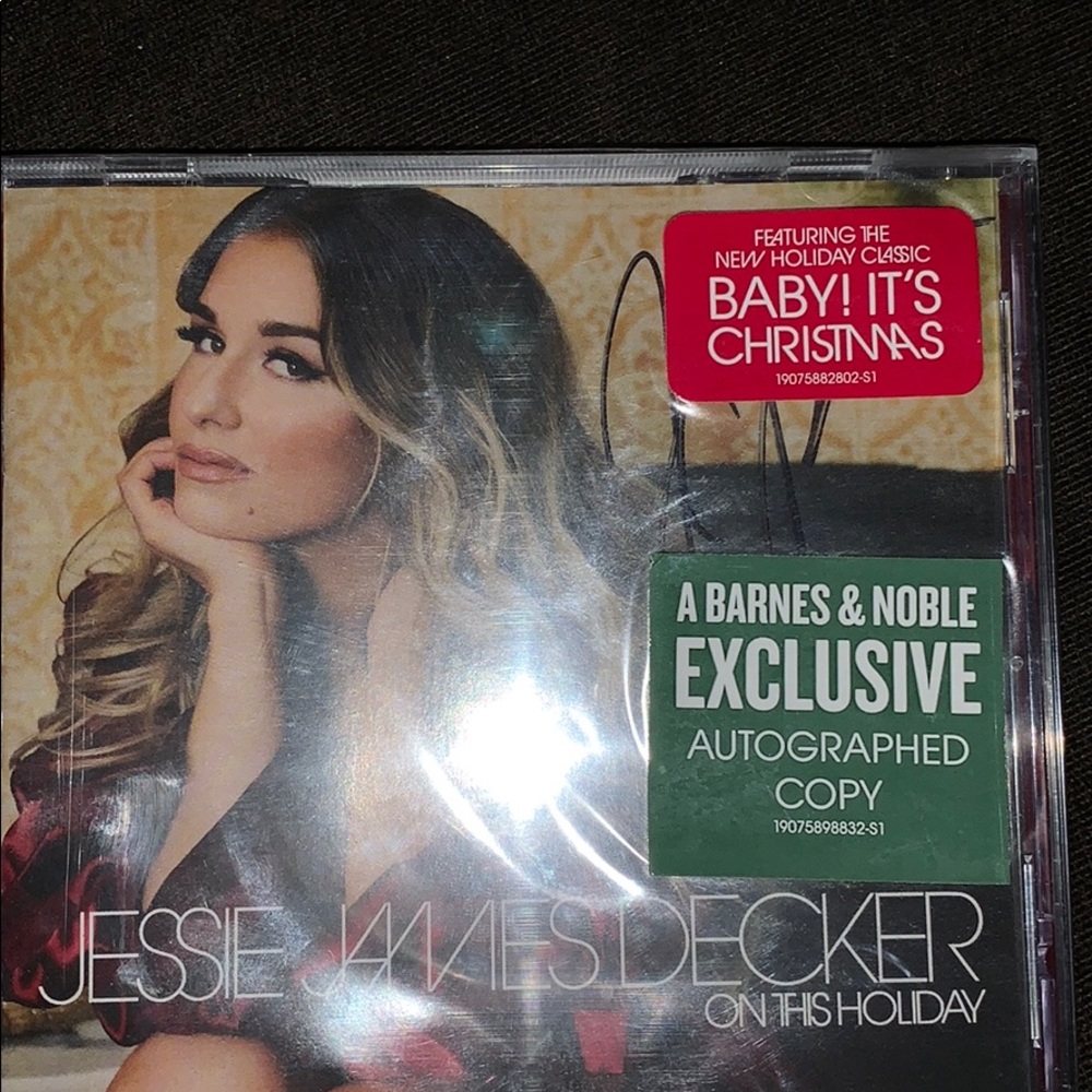 JesseJamesDecker  HolidayExclusive  Autographed CD